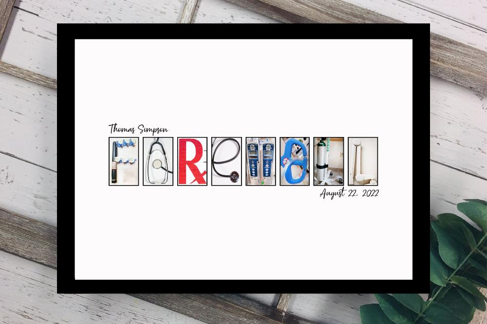 Medical Themed Farewell Personalized Guest Book Alternative, Going Away Gift Nurse or Doctor