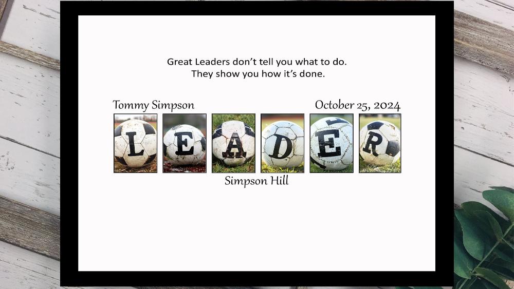Soccer Fan Leader Personalized Signature Gift, Boss Appreciation Gift For Coworker, Boss's Day