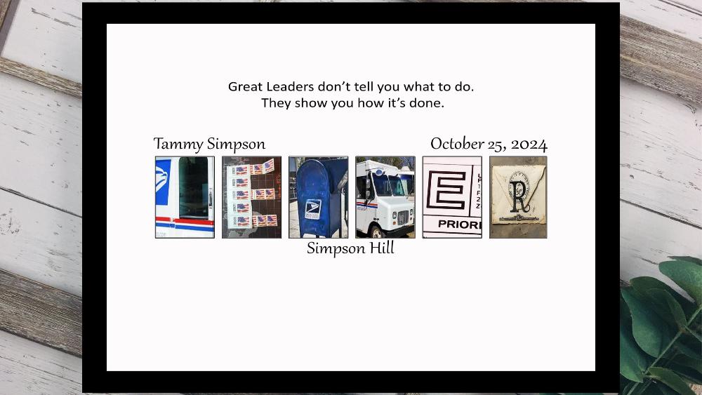 Post Office Leader Personalized Boss Appreciation Gift For Coworker, USPS Boss's Day Card Idea