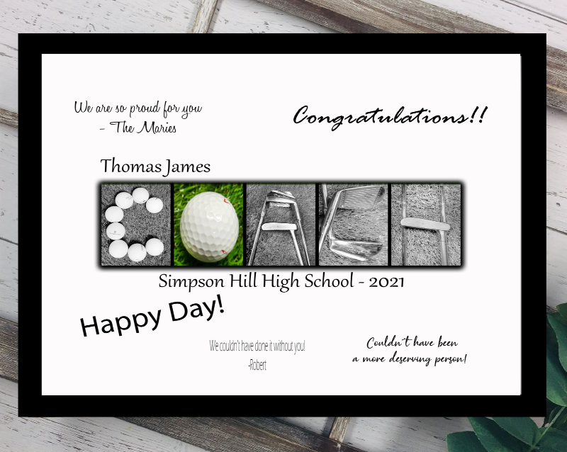 Golf Coach End Of Season Custom Gift, Assistant Coach Personalized Gift