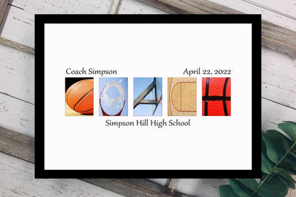 Basketball Coach End Of Season Custom Gift, Personalized Coaching Staff Gift