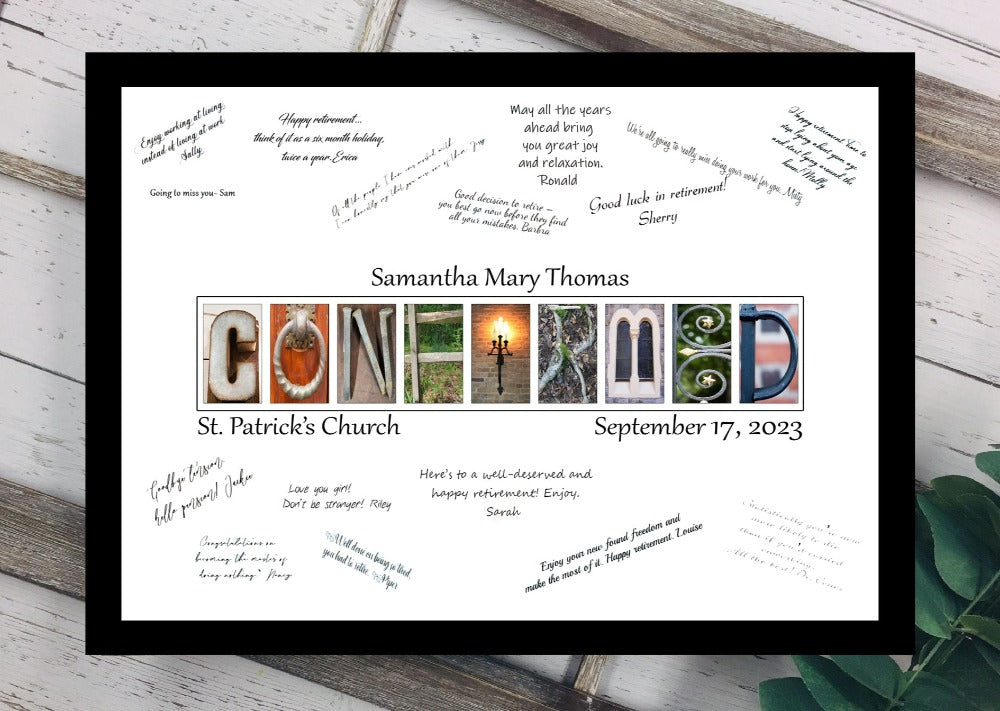Catholic Confirmation Guest Book Alternative Keepsake, Confirmation Gift For Girls and Boys
