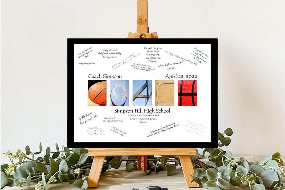 Basketball Coach End Of Season Custom Gift, Personalized Coaching Staff Gift