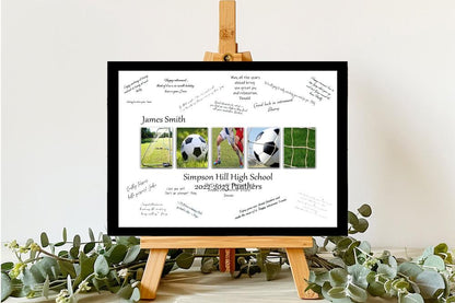 Soccer Coach Personalized End of Season Team Gift, Thank You Card Alternative