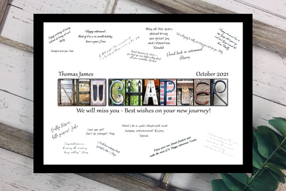 New Chapter Personalized Guest Book Alternative