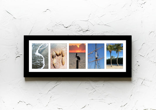 Beach Lovers Alphabet Photography Personalized Last Name Sign