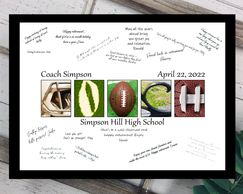 Football Coach End Of Season Personalized Team Gift