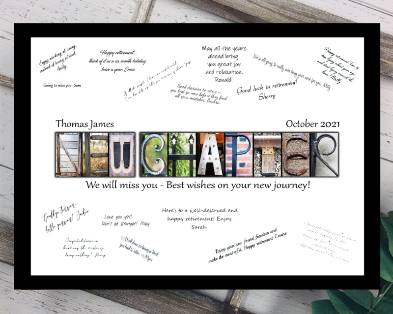 New Chapter Personalized Guest Book Alternative